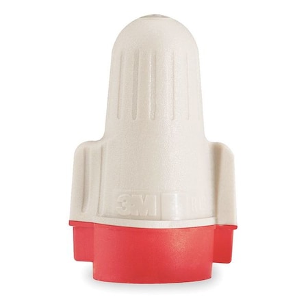 Twist-On Wire Connector, 8 AWG Max, Red, Tan, Polypropylene, Thermoplastic Elastomer Insulation MPN:T/R+BOX
