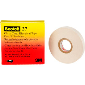 3M™ 27 Glass Cloth Electrical Tape 1/2