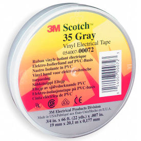 3m™ Scotch® Vinyl Electrical Color Coding Tape 35-Gray 3/4
