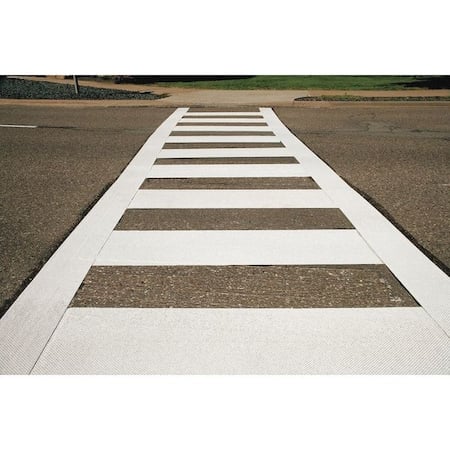 Pavement Marking Tape, 30 yd Length, 4 in Width, Yellow, Pressure Sensitive Adhesive MPN:0-00-51141-29459-9