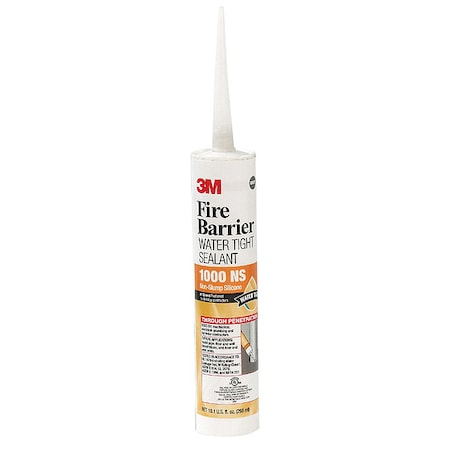 Fire Barrier Sealant, 10.1 oz., Gray MPN:1000-N/S-10.1OZ