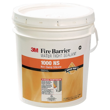 Fire Barrier Sealant, 4-1/2 gal., Gray MPN:1000-N/S-4.5GAL