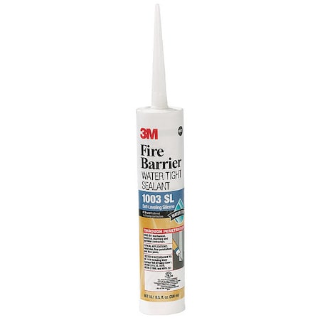 Fire Barrier Sealant, 10.1 oz., Gray, PK12 MPN:1003-S/L-10.1OZ