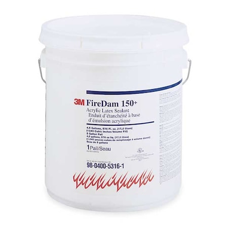Fire Barrier Sealant, 4.5 gal., Blue MPN:150+