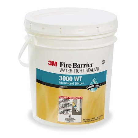 Fire Barrier Sealant, Gray, 4.5 gal MPN:3000WT-4.5GAL
