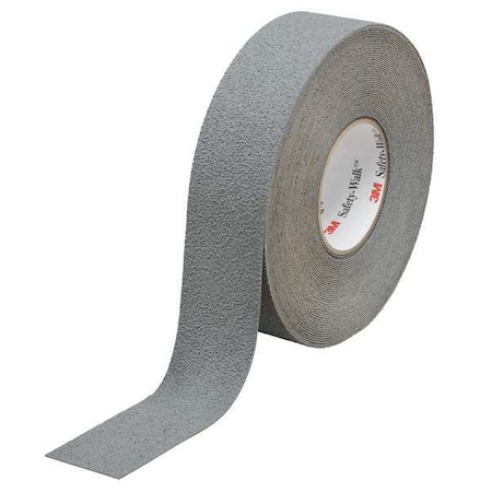 Anti-Slip Tape Synthetic Rubber Proprietary Grit Size, Gray, 1