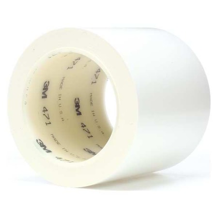 Floor Marking Tape Vinyl White, 4