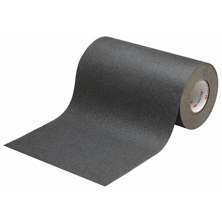 Anti-Slip Tape Mineral Coated 60 Grit Size, Black, 1 ft. W x 60 ft. L, 2.3 mil Thick MPN:610
