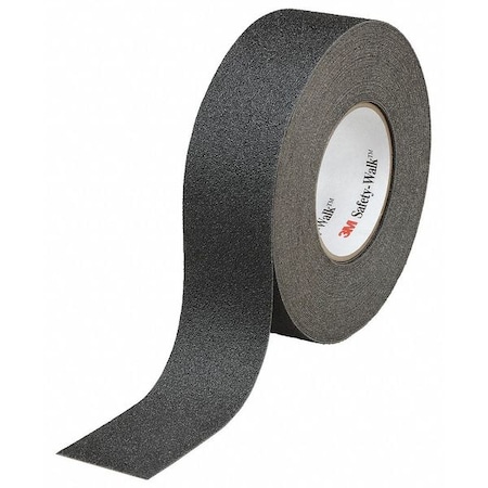 Anti-Slip Tape Mineral Coated; Substrate: Plastic Film 60 Grit Size, Black, 2