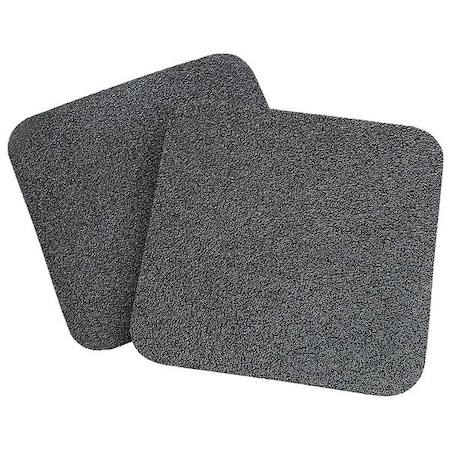 Anti-Slip Tread Mineral Coated; Substrate: Plastic Film 60 Grit Size, Black, 5-1/2