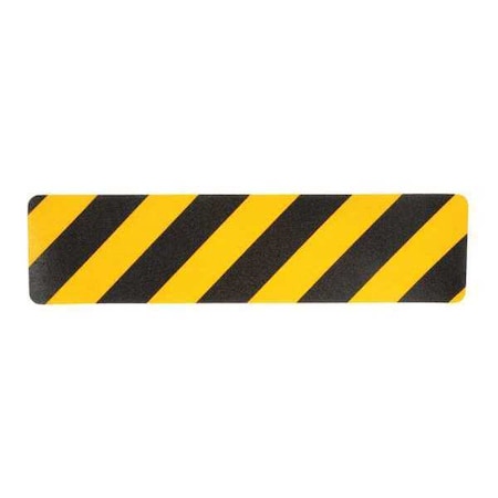 Anti-Slip Tread Mineral Coated 60 Grit Size, Black/Yellow, 6