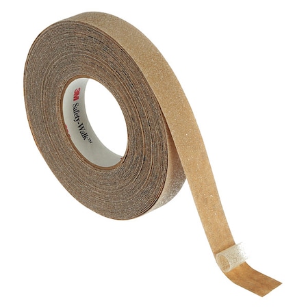 Anti-Slip Tape Mineral Coated; Substrate: Plastic Film 60 Grit Size, Clear, 1