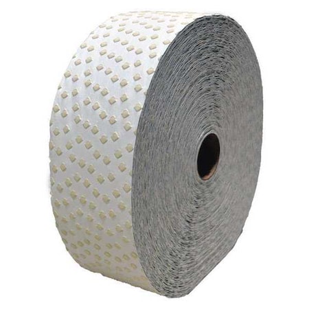 Wet Reflective Removable Tape, Retroreflective Polymer, 120 yd Length, 4