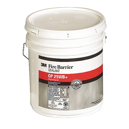 Fire Barrier Sealant, 5 gal., Red-Brown MPN:CP-25WB+5GAL