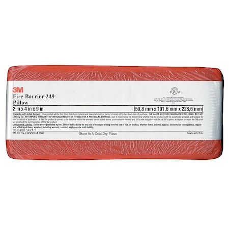 Fire Barrier Pillow, 9 In. L, 4 In. W MPN:FB-249*