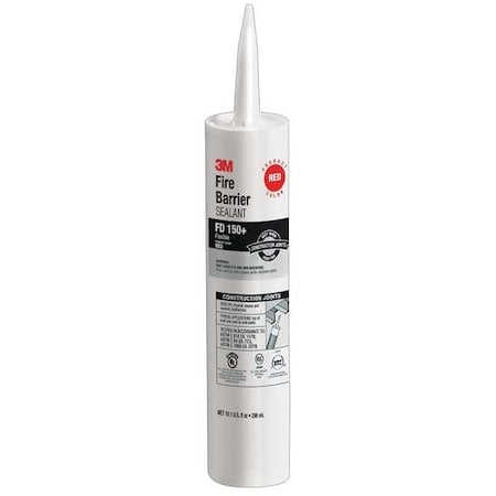 Fire Barrier Sealant, 10.1 oz., Red MPN:FD150+RED(10.1OZ)