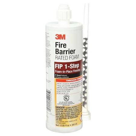 Fire Barrier Sealant, Foam, 12.85 oz, PK6 MPN:FIP 1-STEP