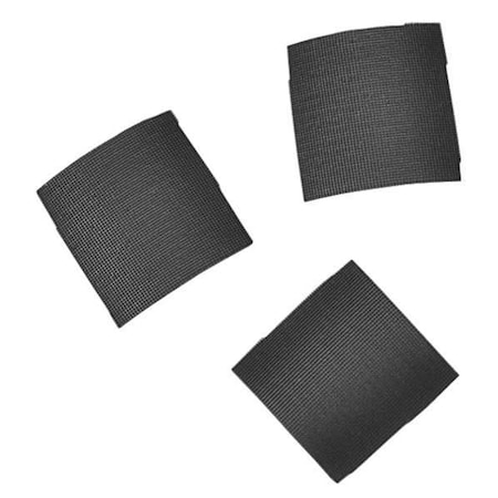 Sew on Antislip Tape Nylon Knit Fabric 120 Grit Size, Black, 4 in W x 4