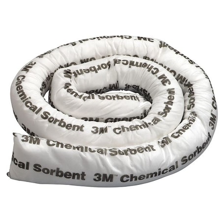 Absorbent Boom, Chemical, 8 ft. L, PK6 MPN:P-208