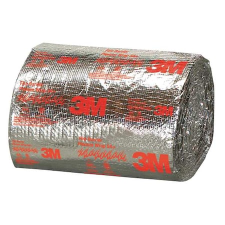 Fire Barrier Plenum Wrap 5A+, Endothermic, Foil Encapsulated Scrim, 24 in W, 50 ft L MPN:PLENUM-WRAP-5A+(24