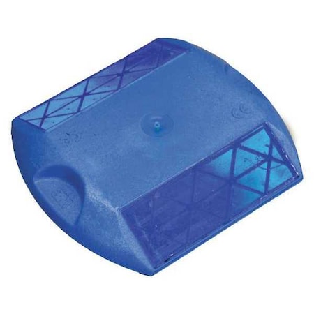 Pavement Marker Tape, Polycarbonate body, 4 in Length, 3 3/4 in Width, 5/8 in Height, Blue MPN:RPM-PSA-295-2B