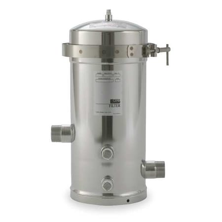 FilterHousing, 191/2inH, 12inDia, Silver MPN:4808713