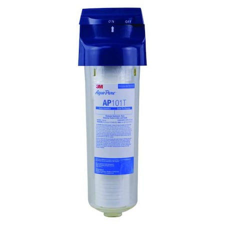 Whole House Water Filtration System Filter, NPT, 5 micron, 8 gpm, 14-7/8 in H, Plastic, Clear MPN:5530002