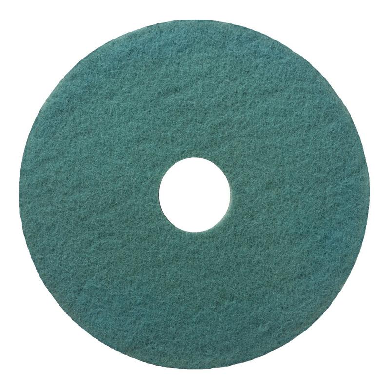 Niagara 3100N Burnishing Pads, 24in, Aqua, Pack Of 5 Pads MPN:3100N-24