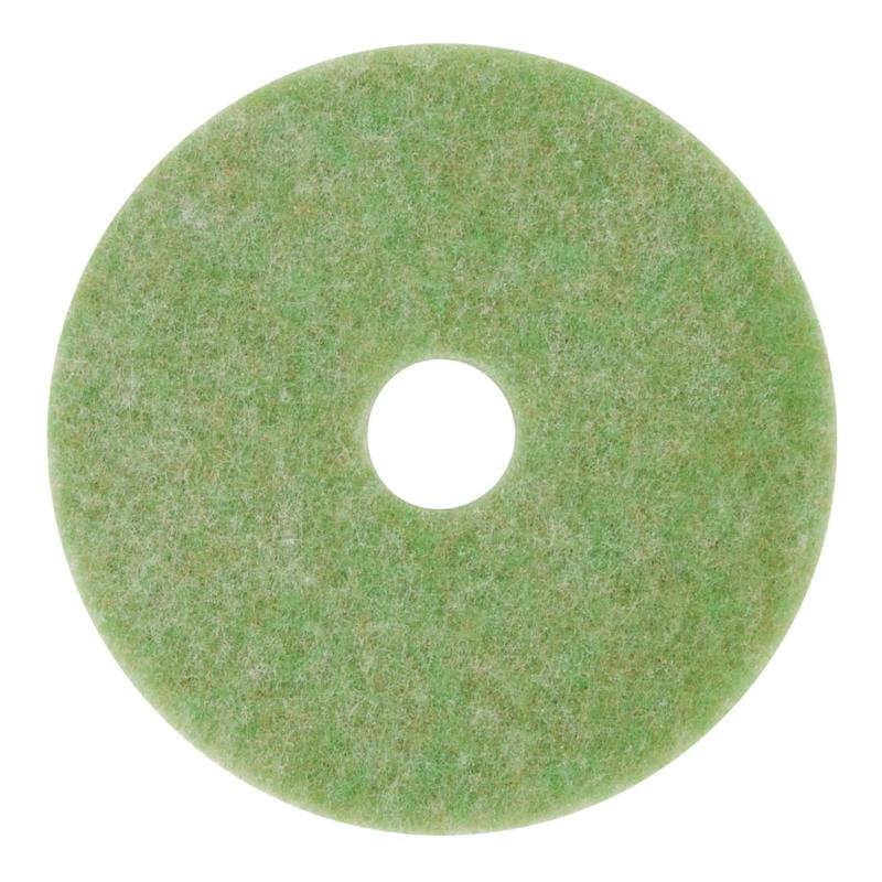 3M 5000 TopLine Autoscrubber Floor Pads, 19in, Green, Pack Of 5 Pads MPN:5000-19