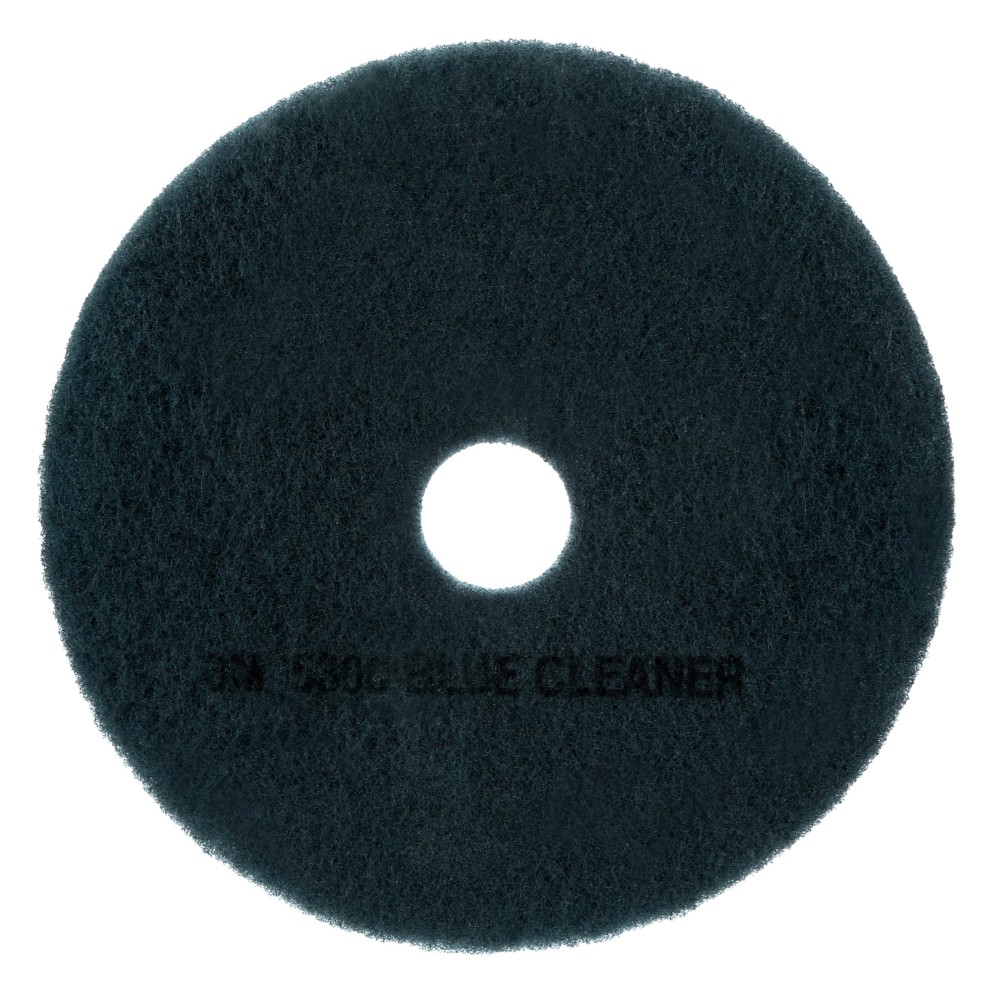 3M 5300 Blue Cleaner Floor Pads, 17in Diameter, Blue, Box Of 5 MPN:8410