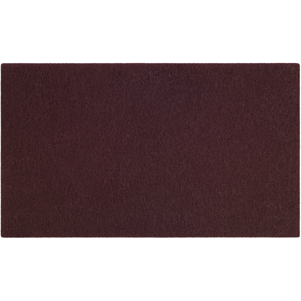Scotch-Brite SPP-14 Surface Preparation Pads, 14in, Maroon, Case Of 10 Pads MPN:SPP-14