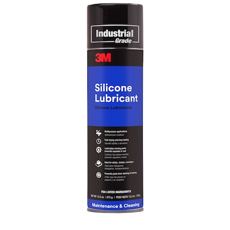 General Purpose Lubricant, 11.75 oz, Aerosol Spray Can, Silicone Base, Colorless MPN:00512