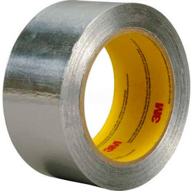 3m™ Aluminum Foil Tape 4380 Silver 2 In X 55 Yds 7000049607 - Pkg Qty 24