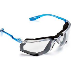 3M™ Virtua™ Safety Glasses with Foam Gasket Blue Frame Clear Lens 7000128259