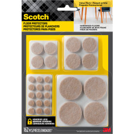 Scotch™ SP845-NA Felt Pads Beige 7100112868 - Pkg Qty 24