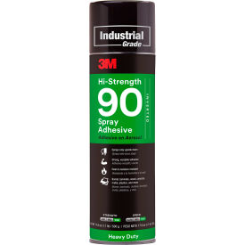 3M™ Hi-Strength 90 Spray Adhesive Inverted 17.6 oz. Capacity Transparent 7010292719 - Pkg Qty 12