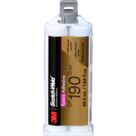 3M™ Scotch Weld™ DP190 Epoxy Adhesive Duo-Pak 48.5 ml Capacity Gray 7010410438 - Pkg Qty 12