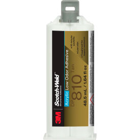 3M™ Scotch Weld™ DP810 Low Odor Acrylic Adhesive 48.5 ml Capacity Tan 7100148757 - Pkg Qty 12