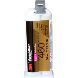 3M™ Scotch Weld™ DP460 Epoxy Adhesive Duo-Pak 50 ml Capacity Off-White 7100148768 - Pkg Qty 12