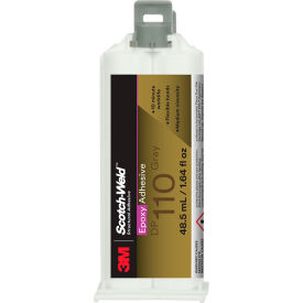 3M™ Scotch Weld™ DP110 Epoxy Adhesive Duo-Pak 48.5 ml Capacity Gray 7100148777 - Pkg Qty 12