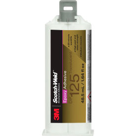 3M™ Scotch-Weld™ Epoxy Adhesive DP125 Translucent 48.5 ml Duo Pak 7100320463 - Pkg Qty 12