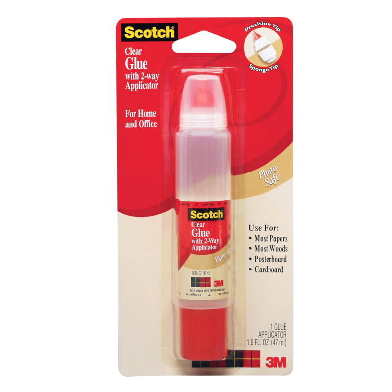 Scotch Glue With 2-Way Applicator, 1.6 Oz MPN:6050