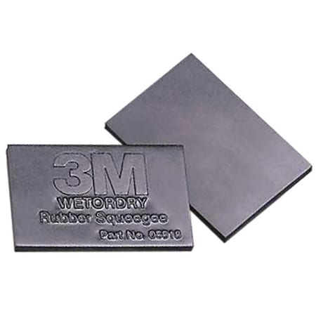 Rubber Squeegee, Automotive, 2x3In, PK50 MPN:05518