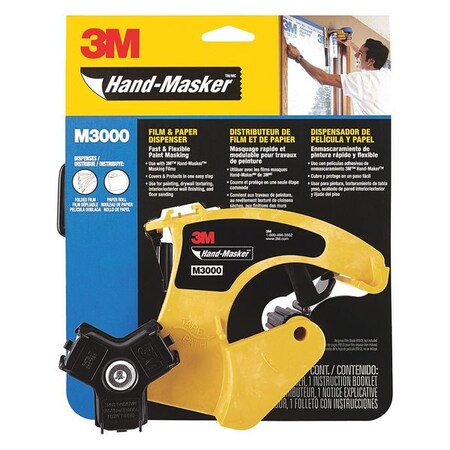Hand-Masker Tape Dispenser, PK4 MPN:M3000