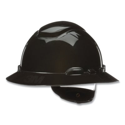 Full Brim Hard Hat H-812SFR-Uv Black 4-Point MPN:7100240039