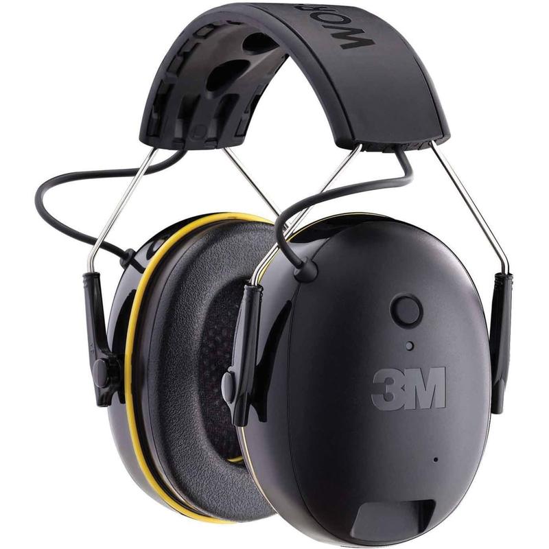 3M WorkTunes Connect Wireless Hearing Protector - Headset with radio - full size - Bluetooth - wireless - black, yellow MPN:905434DC