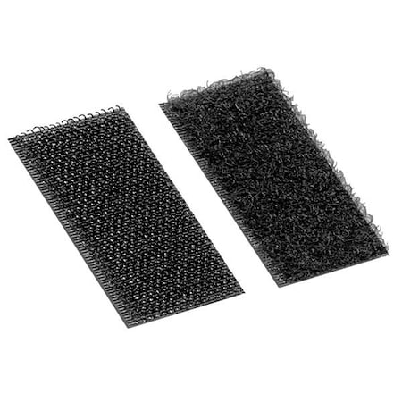 Reclosable Fastener Shape, Square, Acrylic Adhesive, 1 in, 1 in W, Black, 100 PK MPN:1-1-100-SJ3571/SJ3572
