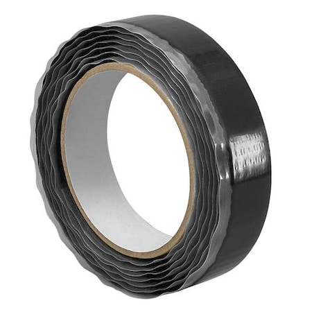Reclosable Fastener, Acrylic Adhesive, 30 ft, 1 in W, Black MPN:1-10-SJ3522