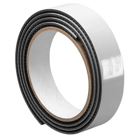 Reclosable Fastener, Rubber Adhesive, 30 ft, 1 in W, Black MPN:1-10-SJ3540