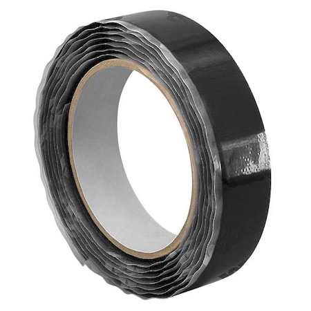 Reclosable Fastener, Acrylic Adhesive, 30 ft, 1 in W, Black MPN:1-10-SJ3571